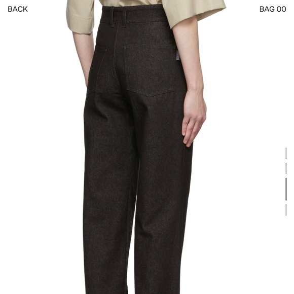 SOLD • Oct31 Wide Black Jeans - Picture 3 of 6